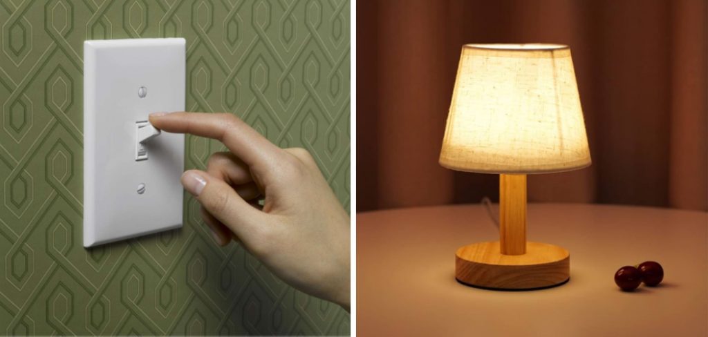 How to Turn off a Lamp without Switch