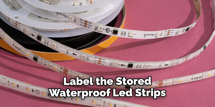 Label the Stored Waterproof Led Strips