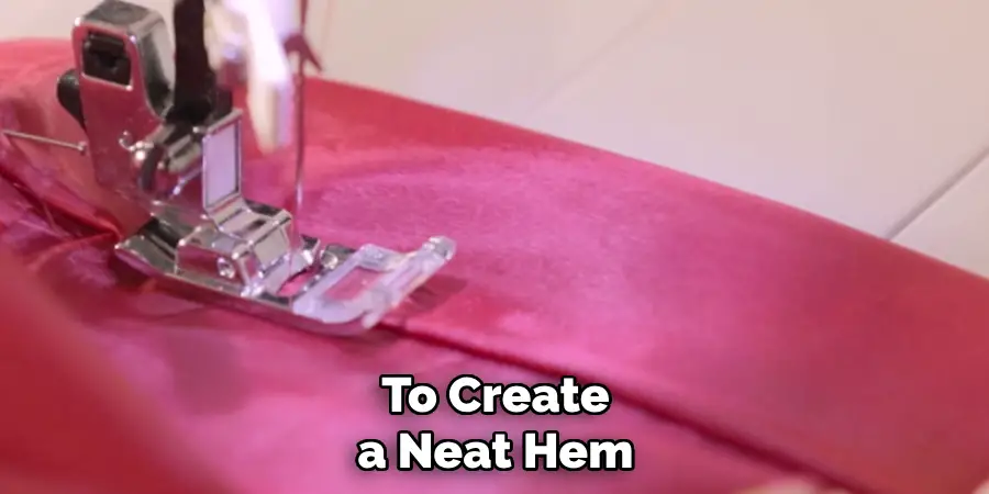 To Create a Neat Hem