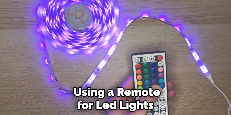  Using a Remote for Led Lights