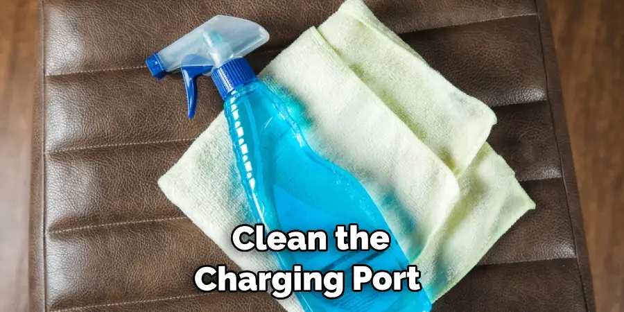 Clean the Charging Port 