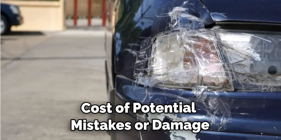 Cost of Any Potential Mistakes or Damage