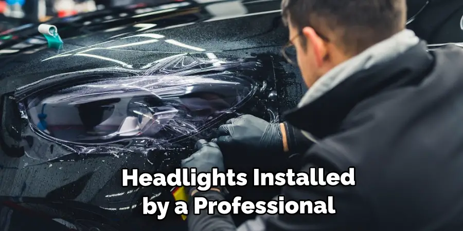 Headlights Installed by a Professional 