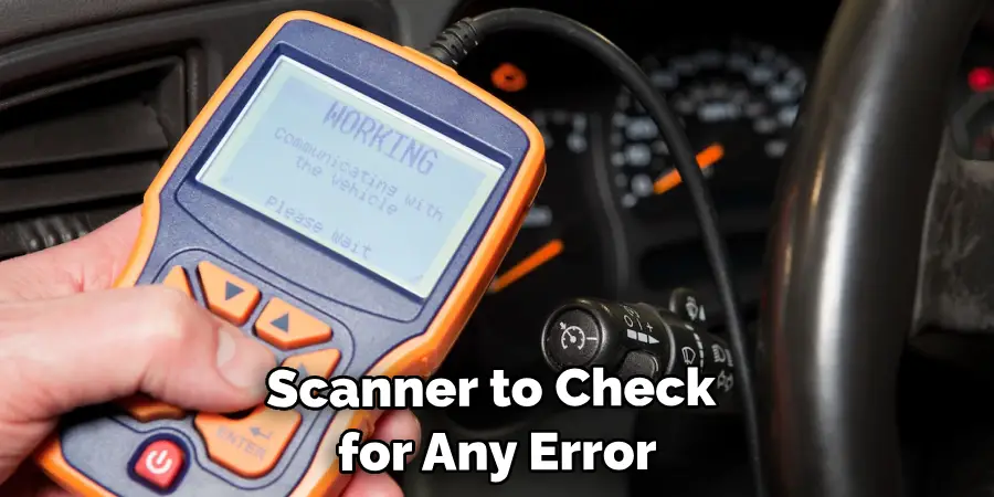 Scanner to Check for Any Error Codes