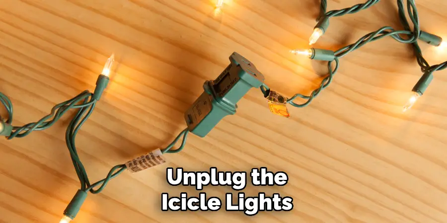 Unplug the Icicle Lights
