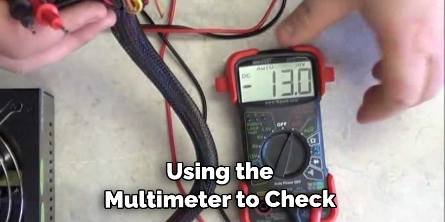 Using the Multimeter to Check 