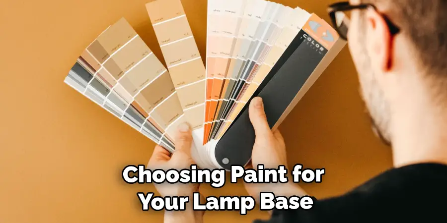 Choosing Paint for Your Lamp Base