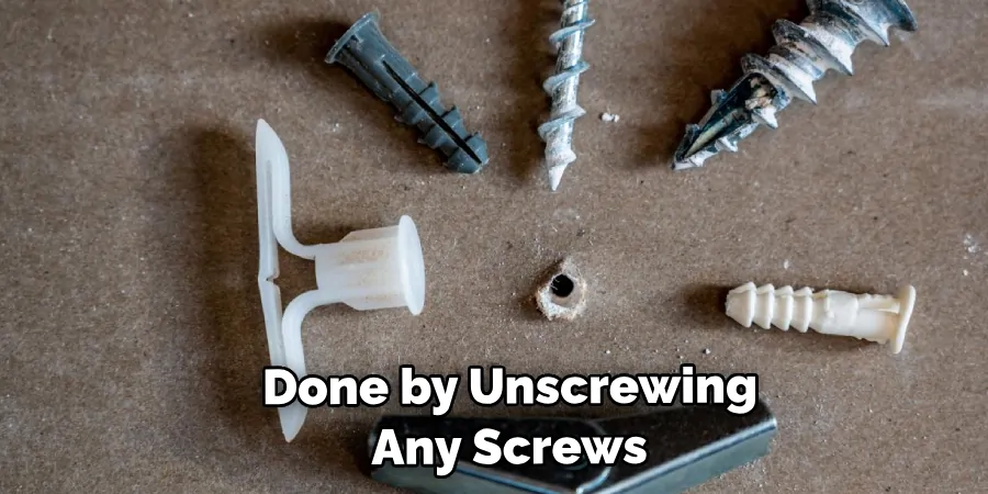  Done by Unscrewing Any Screws