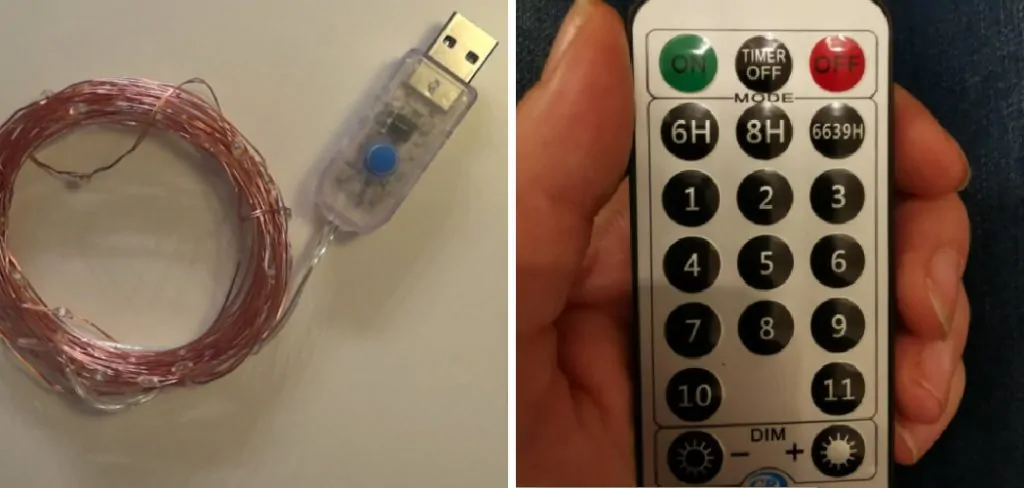 How to Set Timer on Fairy Lights Remote
