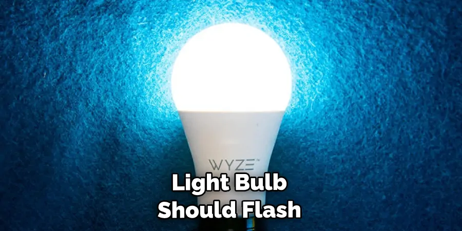  Light Bulb Should Flash 