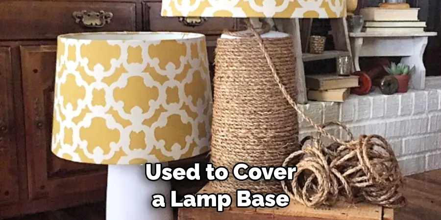  Used to Cover a Lamp Base