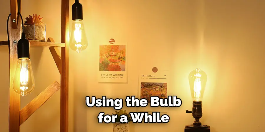  Using the Bulb for a While