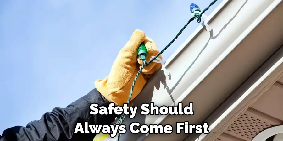 Safety Should Always Come First