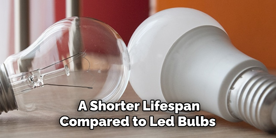 A Shorter Lifespan Compared to Led Bulbs