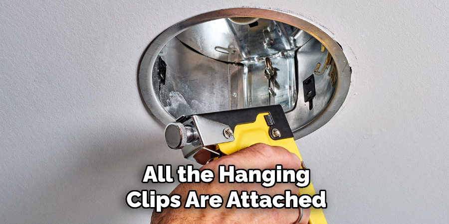 All the Hanging Clips Are Attached