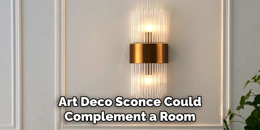 Art Deco Sconce Could Complement a Room