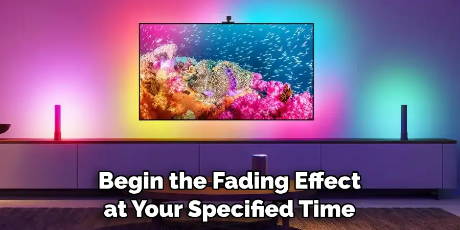 Begin the Fading Effect at Your Specified Time