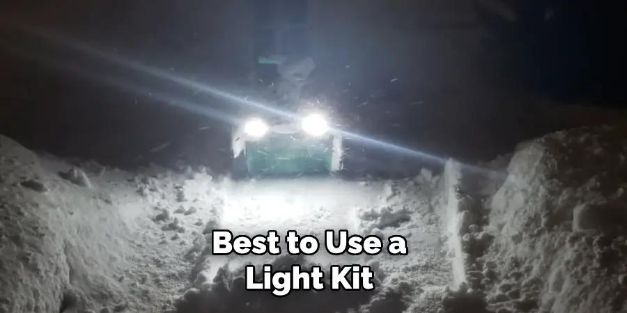 Best to Use a Light Kit