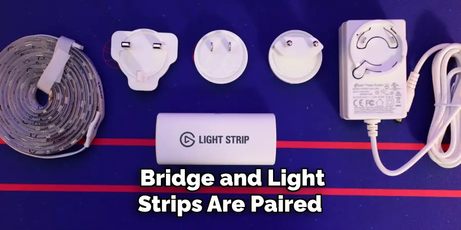 Bridge and Light Strips Are Paired