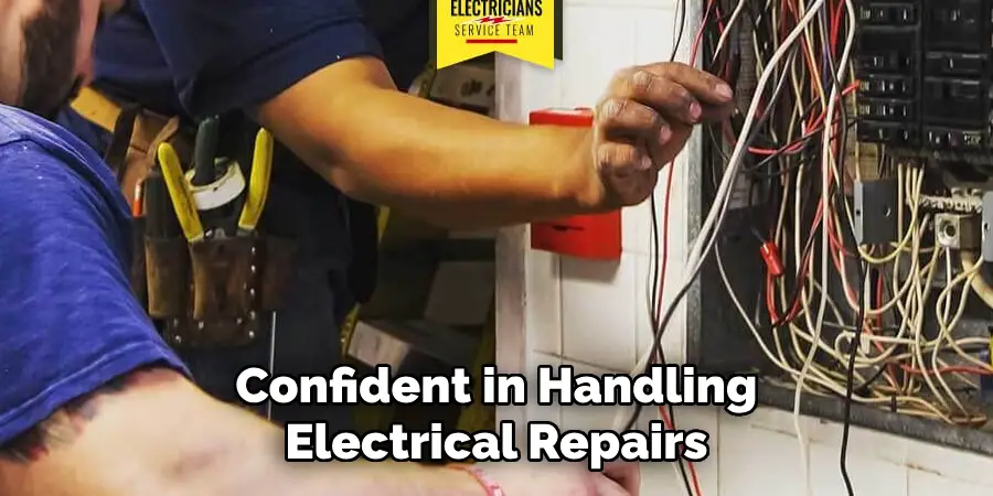 Confident in Handling Electrical Repairs