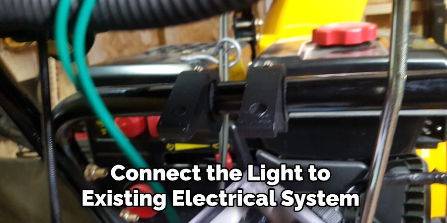 Connect the Light to Existing Electrical System