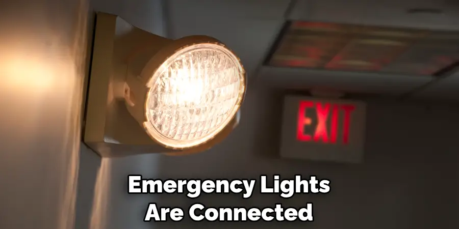 Emergency Lights Are Connected