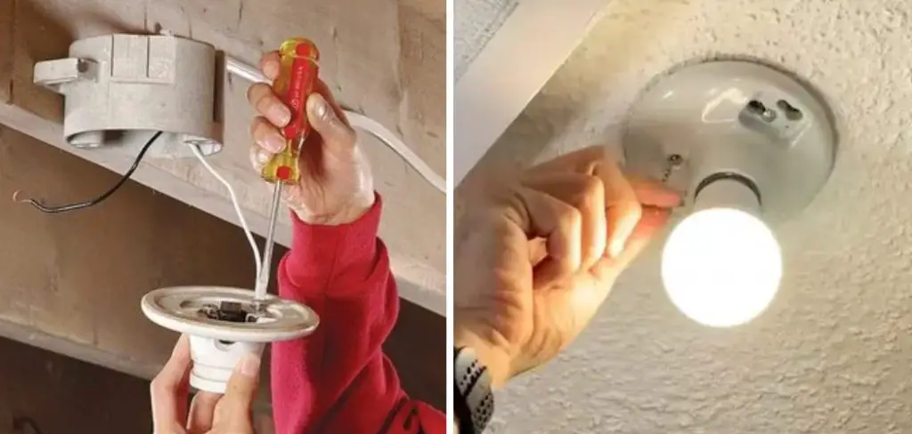 How to Install a Pull Chain Light Fixture
