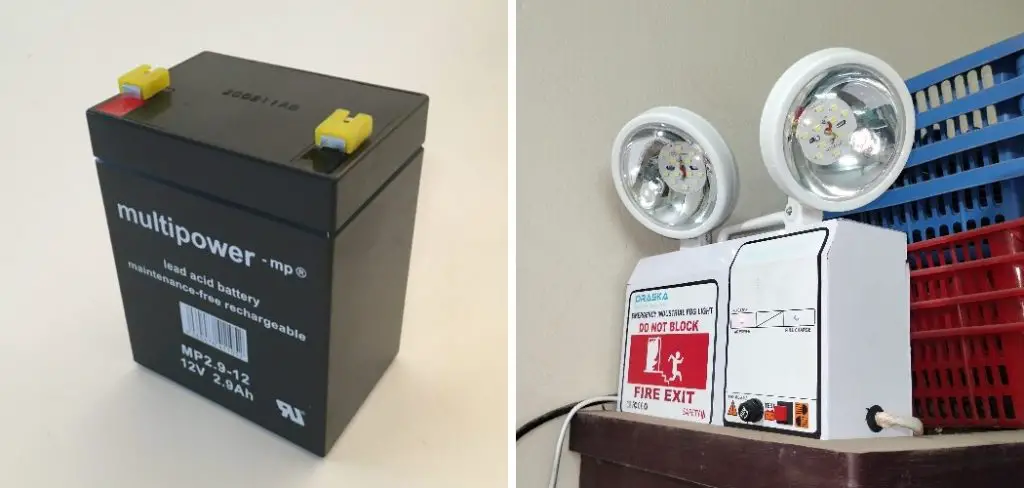 How to Replace Emergency Light Battery