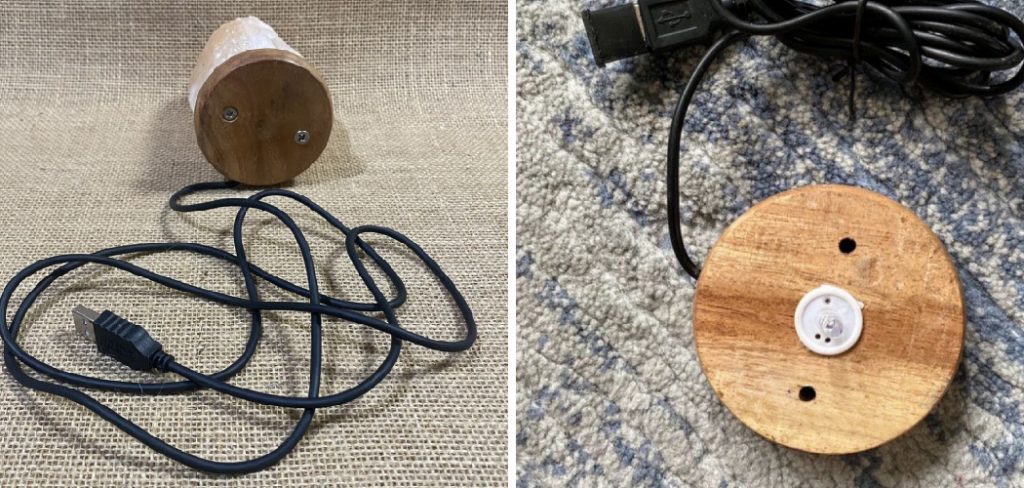 How to Replace Wooden Base for Salt Lamp