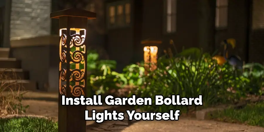 Install Garden Bollard Lights Yourself