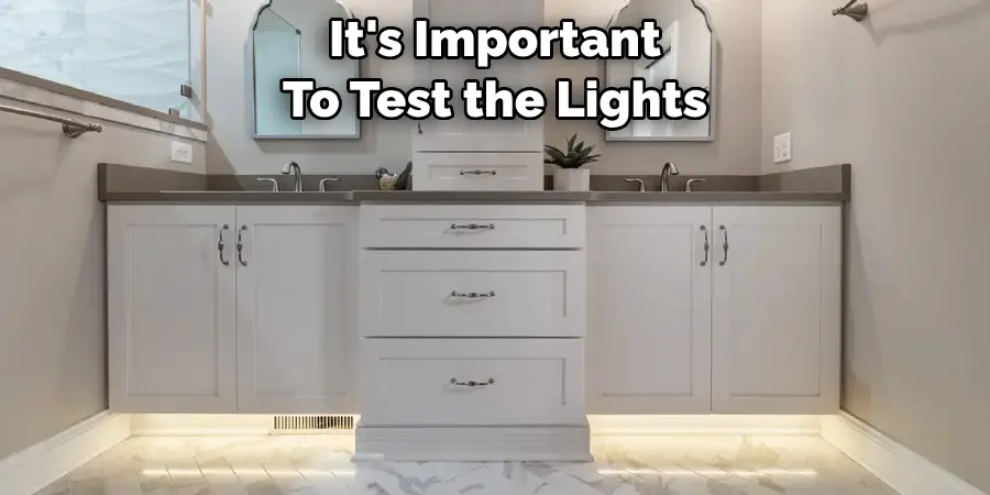 It's Important To Test the Lights