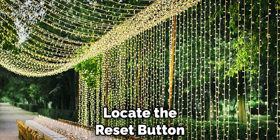 Locate the Reset Button