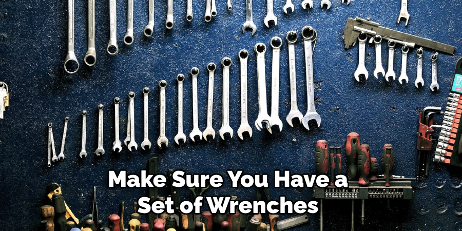 Make Sure You Have a Set of Wrenches