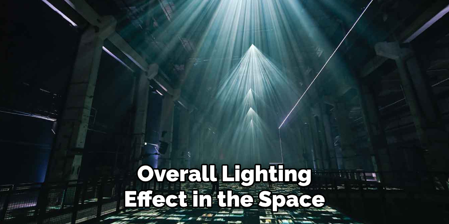 Overall Lighting Effect in the Space