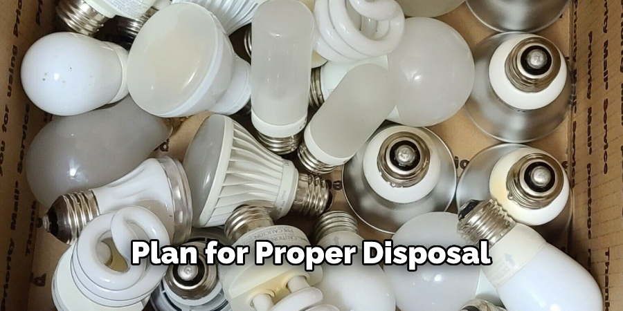 Plan for Proper Disposal