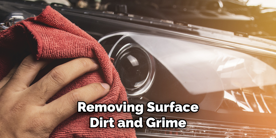 Removing Surface Dirt and Grime