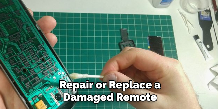 Repair or Replace a Damaged Remote