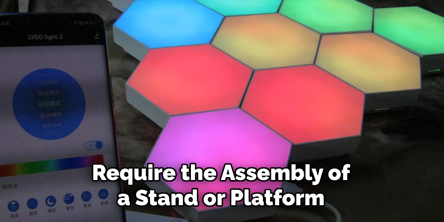 Require the Assembly of a Stand or Platform