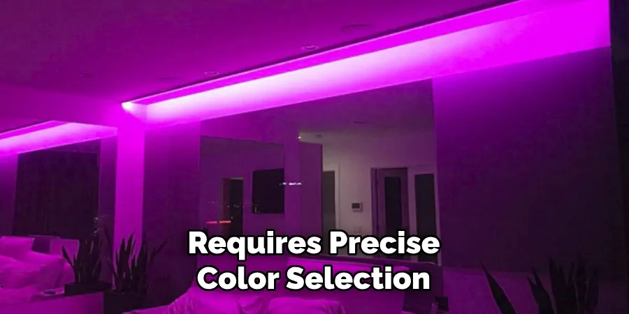 Requires Precise Color Selection