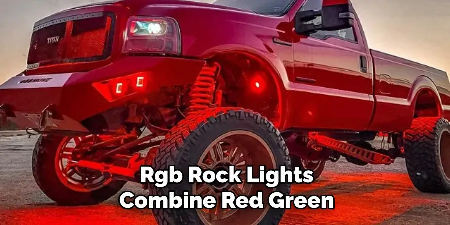 Rgb Rock Lights Combine Red Green