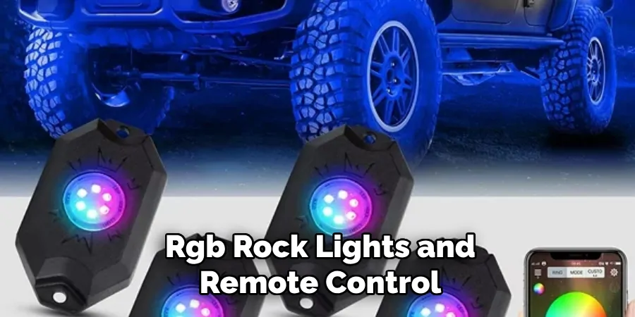 Rgb Rock Lights and Remote Control