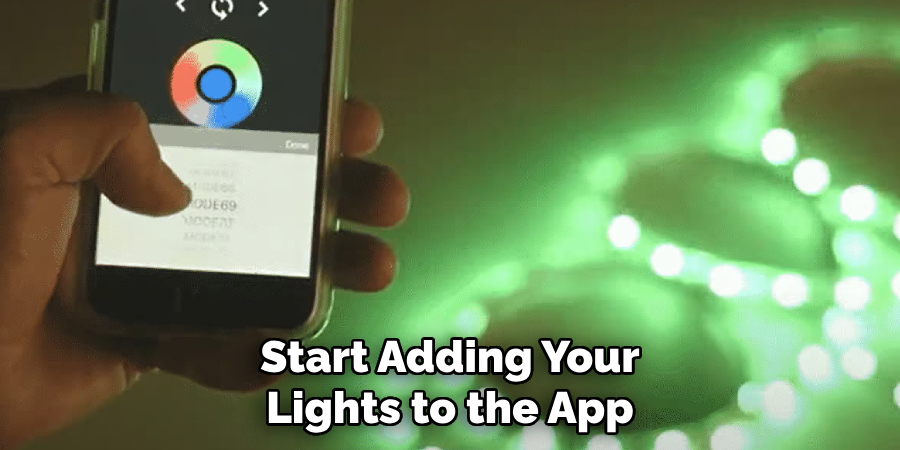 Start Adding Your Lights to the App