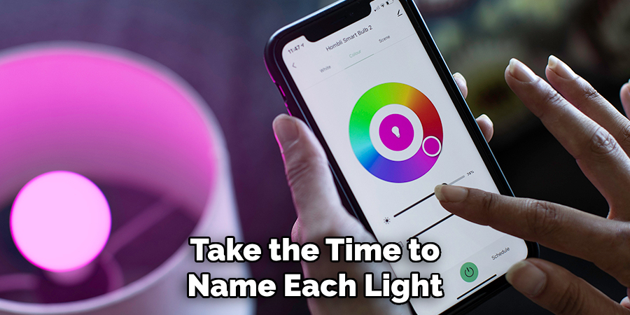 Take the Time to Name Each Light