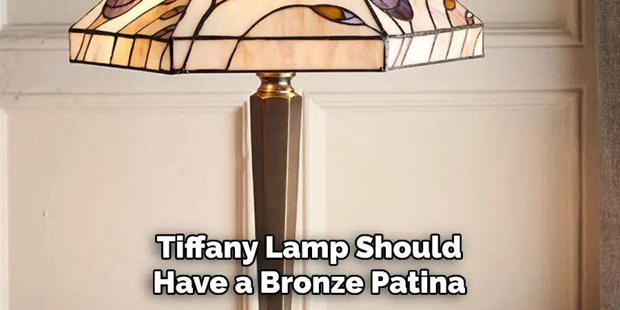 Tiffany Lamp Should Have a Bronze Patina