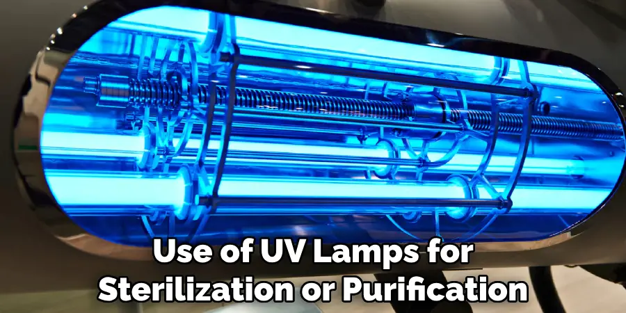 Use of Uv Lamps for Sterilization or Purification