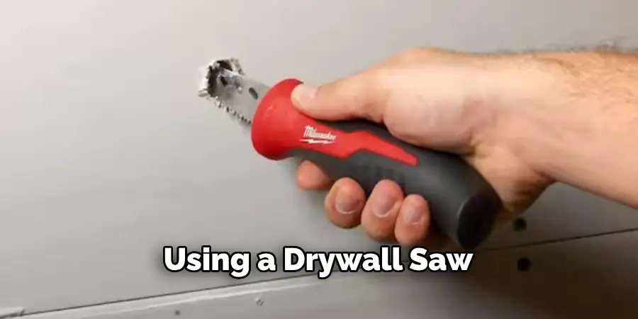 Using a Drywall Saw