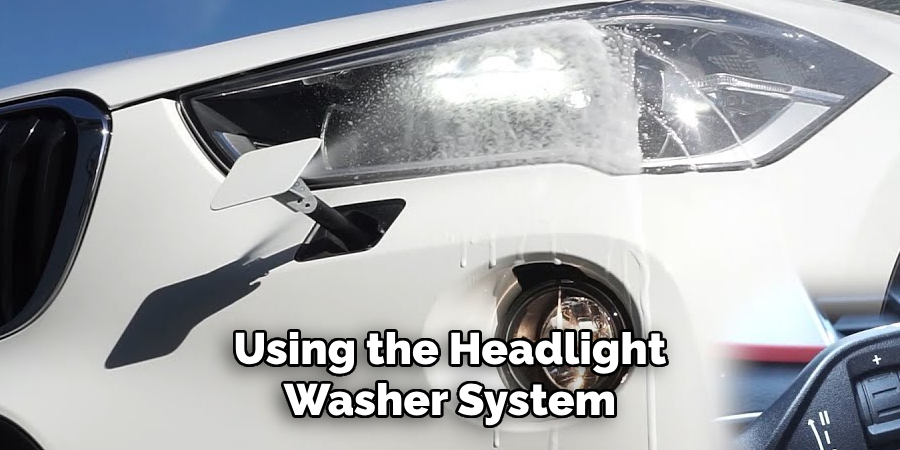 Using the Headlight Washer System