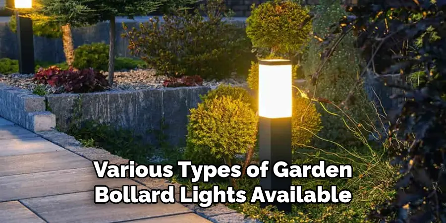 Various Types of Garden Bollard Lights Available
