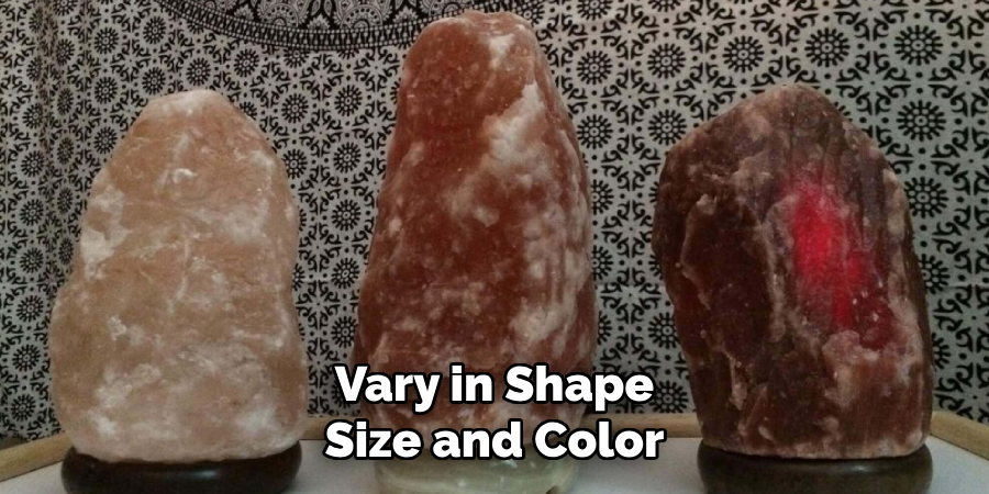 Vary in Shape Size and Color