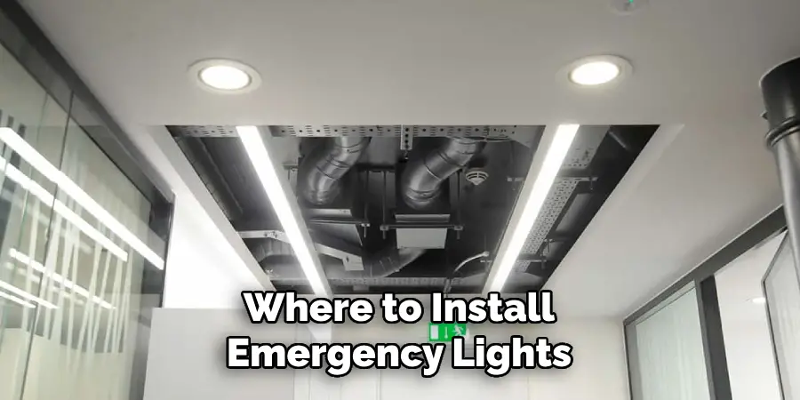 Where to Install Emergency Lights